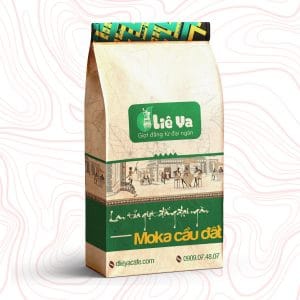 Cà phê Moka Cầu Đất, cafe hạt rang nguyên chất